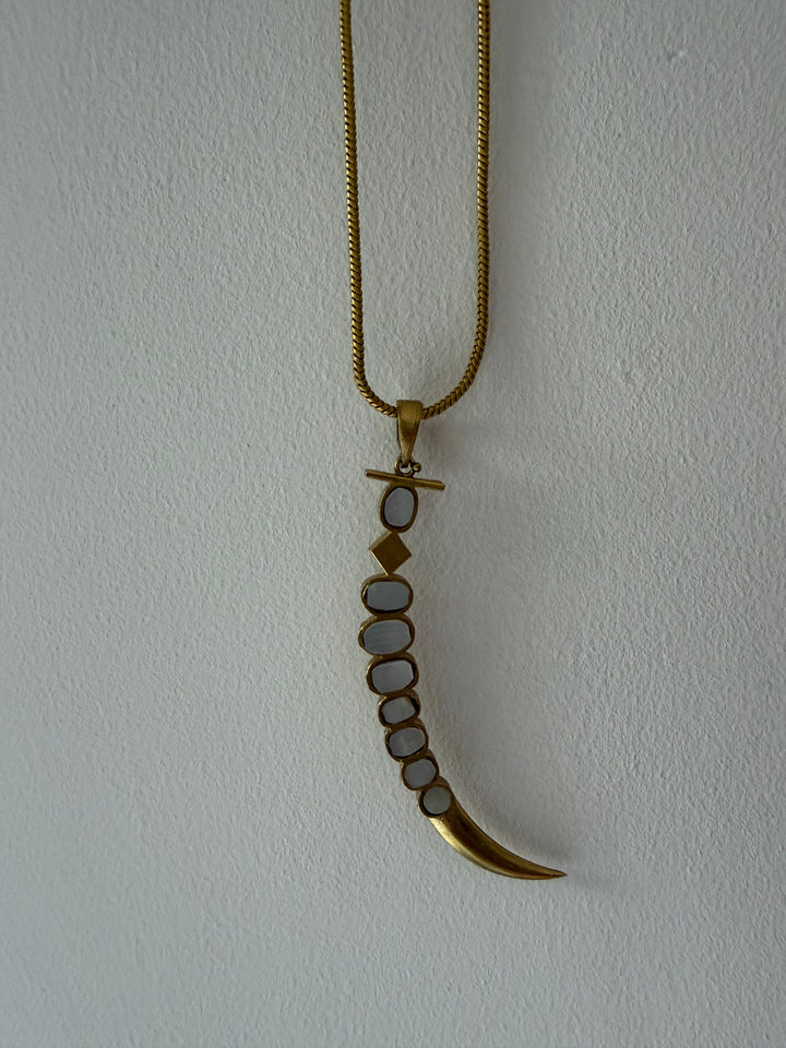 Mop sword necklace