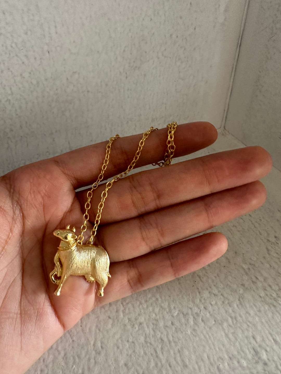 Nandi cow necklace set