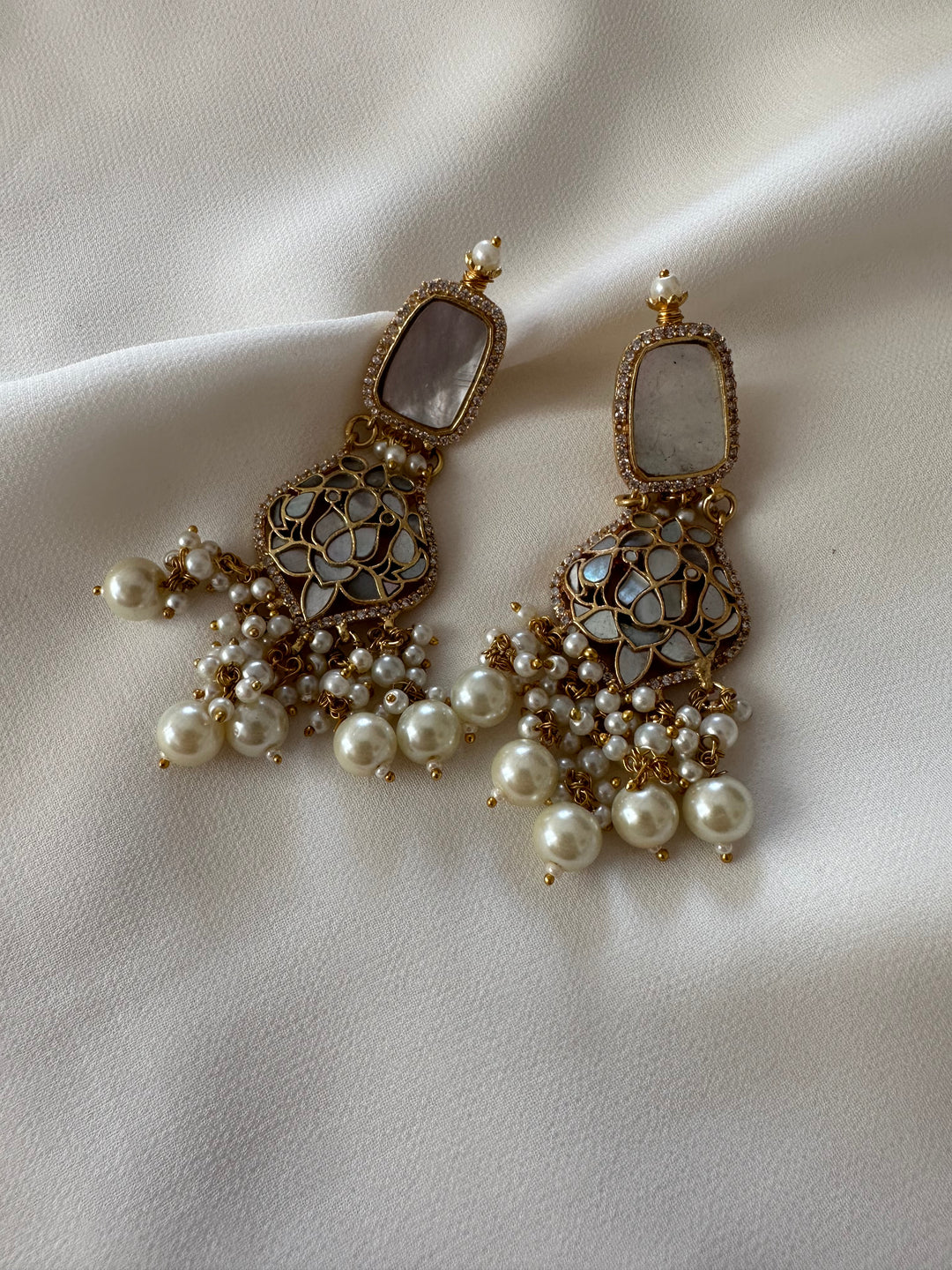 Samgeeta Milky Earrings