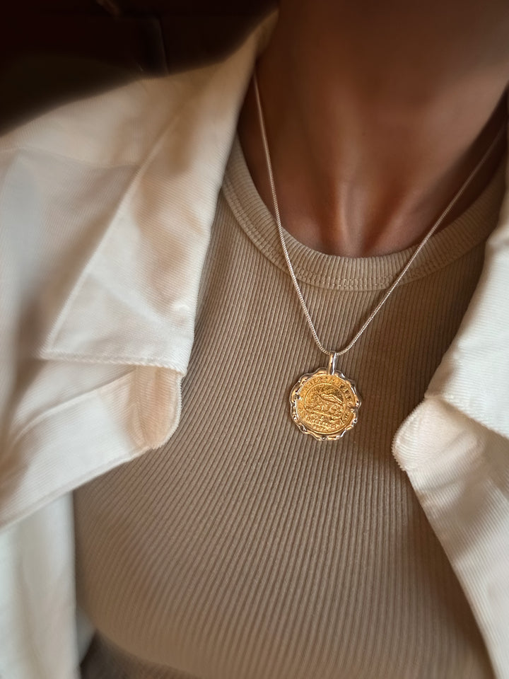 Vintage coin necklace