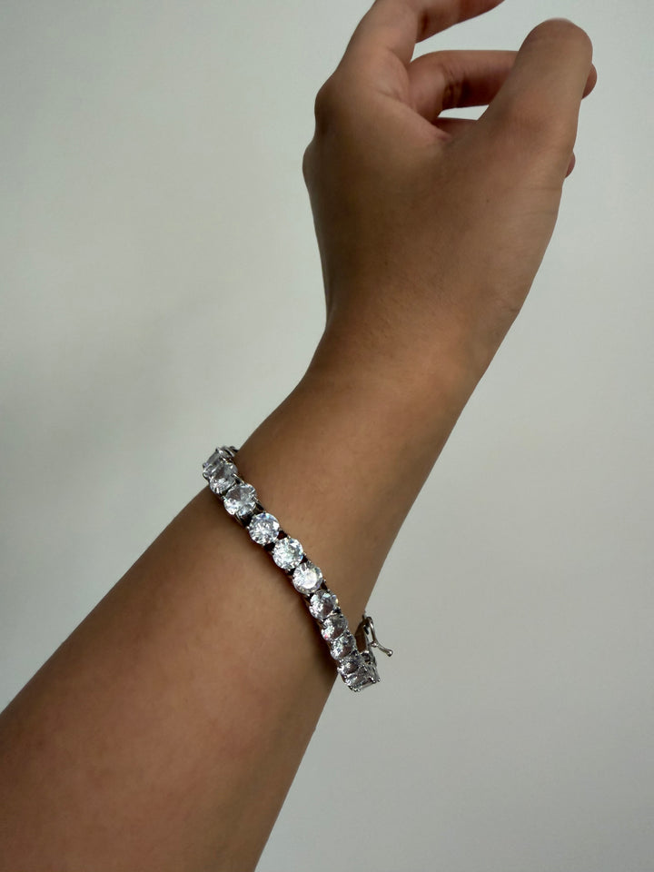 Chunky tennis bracelet