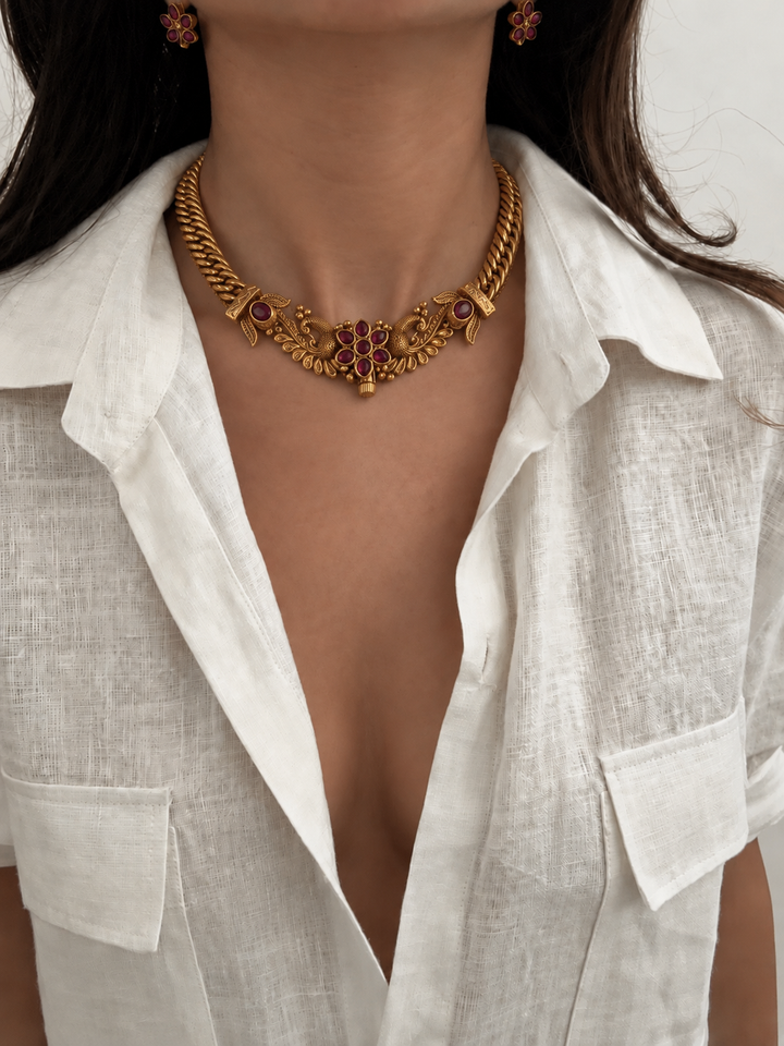 Aadhya 2 Necklace Set