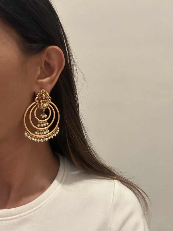 Temple Hoop Earrings