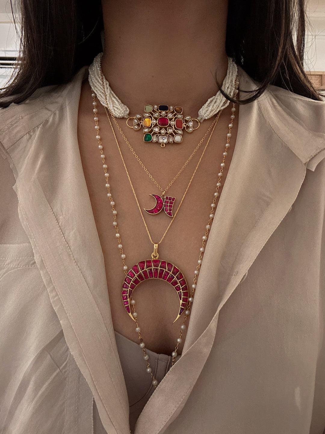 Raghu Navratan Necklace