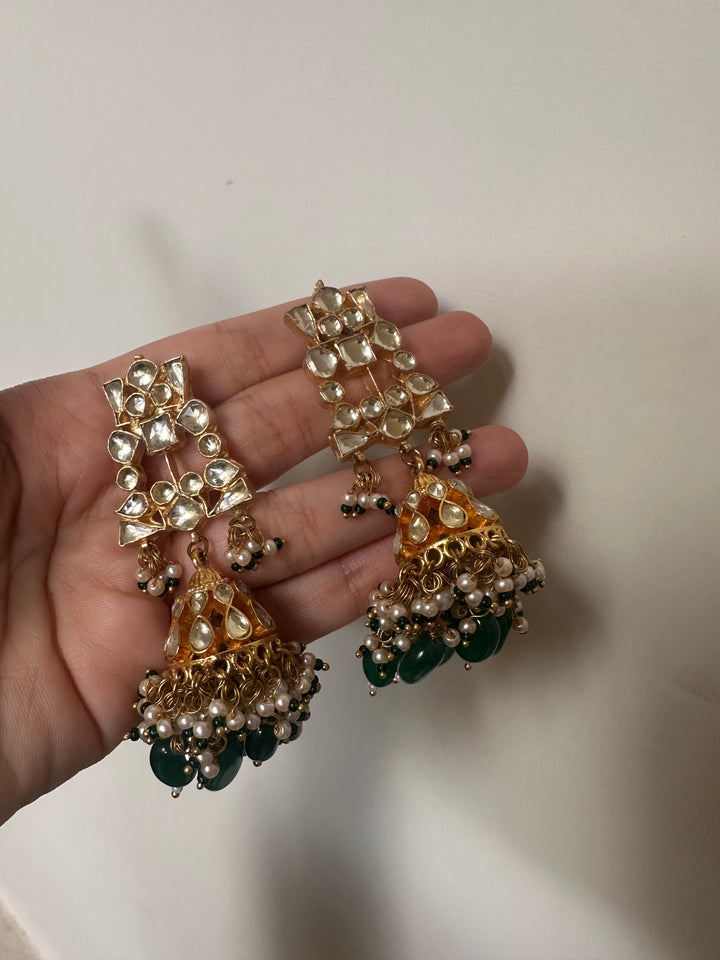 Savri jhumka earrings
