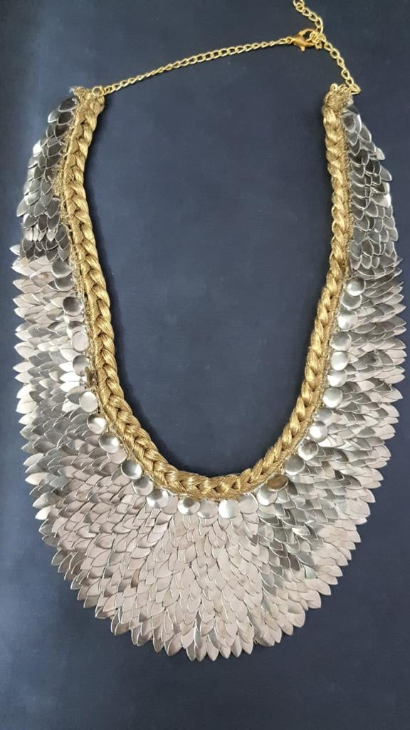 Golden Feather Necklace