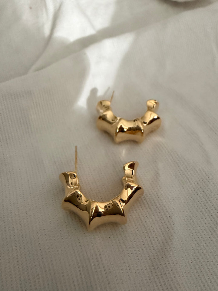 Bamboo mini earring