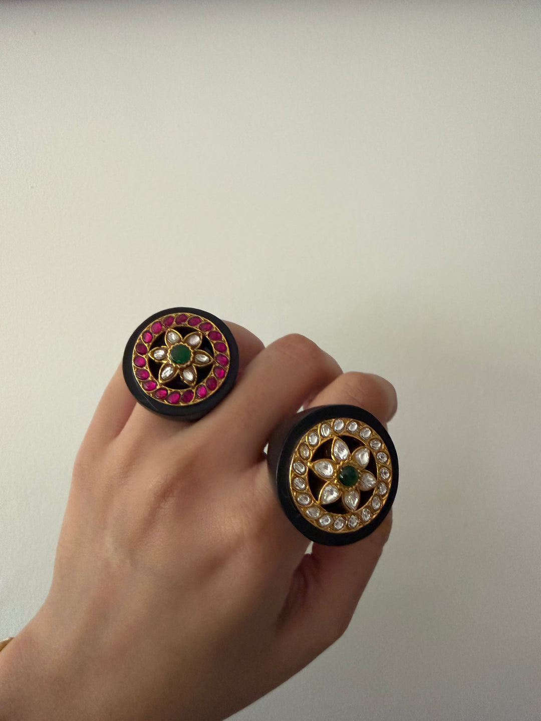 Ebony wood ring