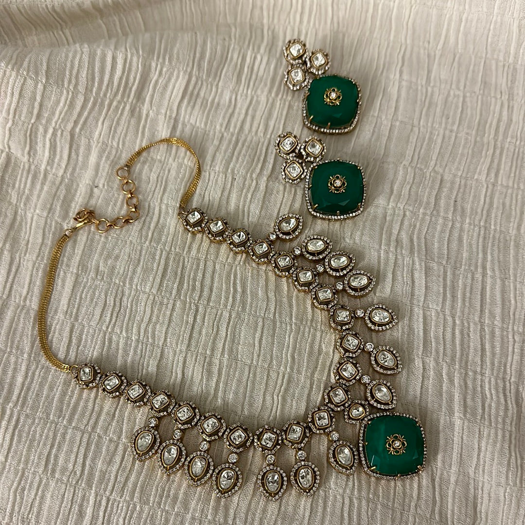 Khushboo Green Necklace