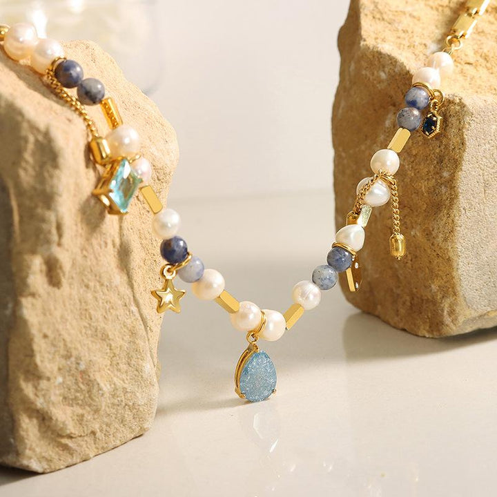 Blue Sardinia necklace