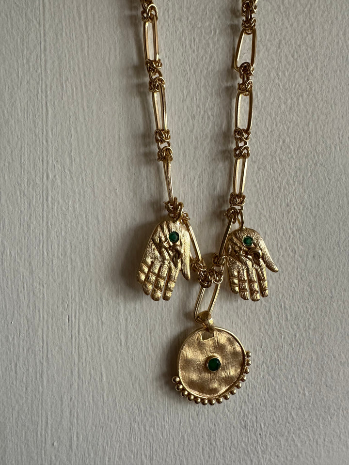 Hamsa motif necklace