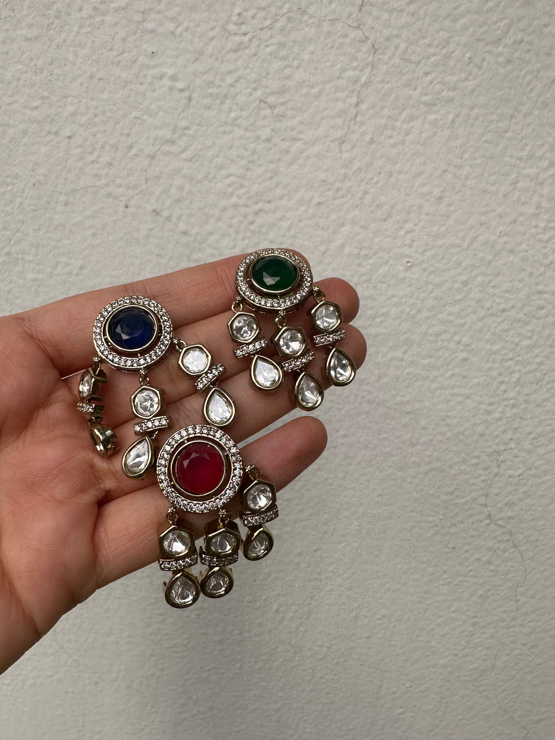 Cob colored earrings