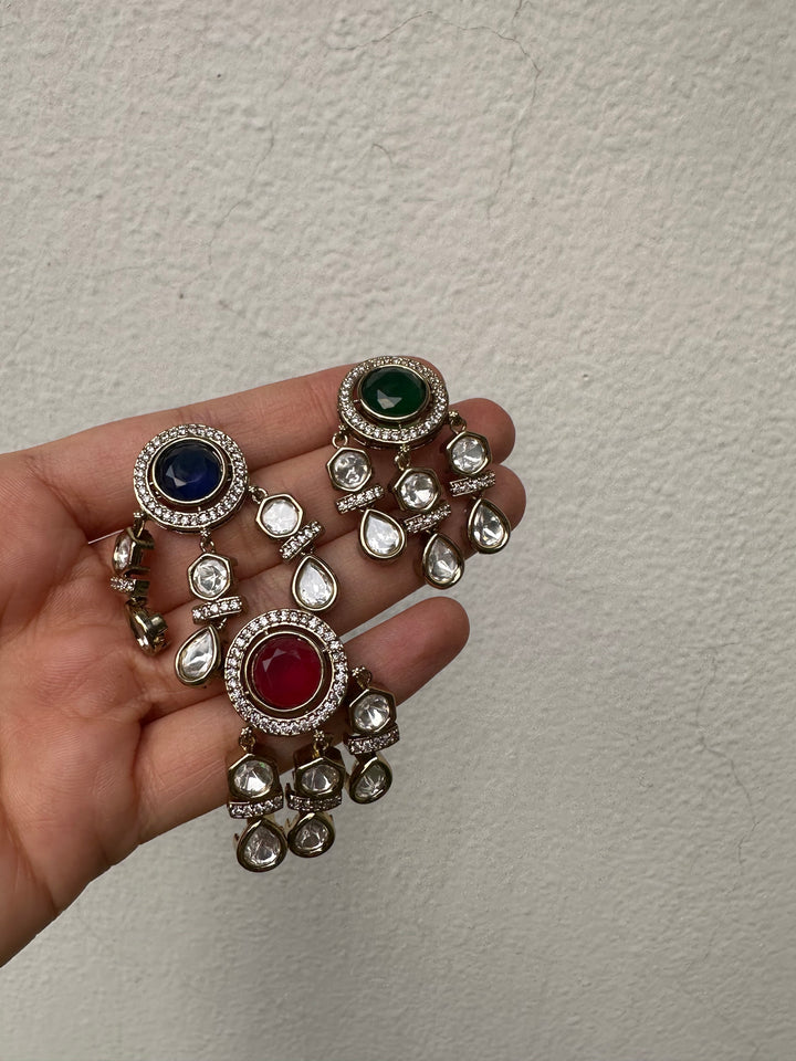 Cob colored earrings