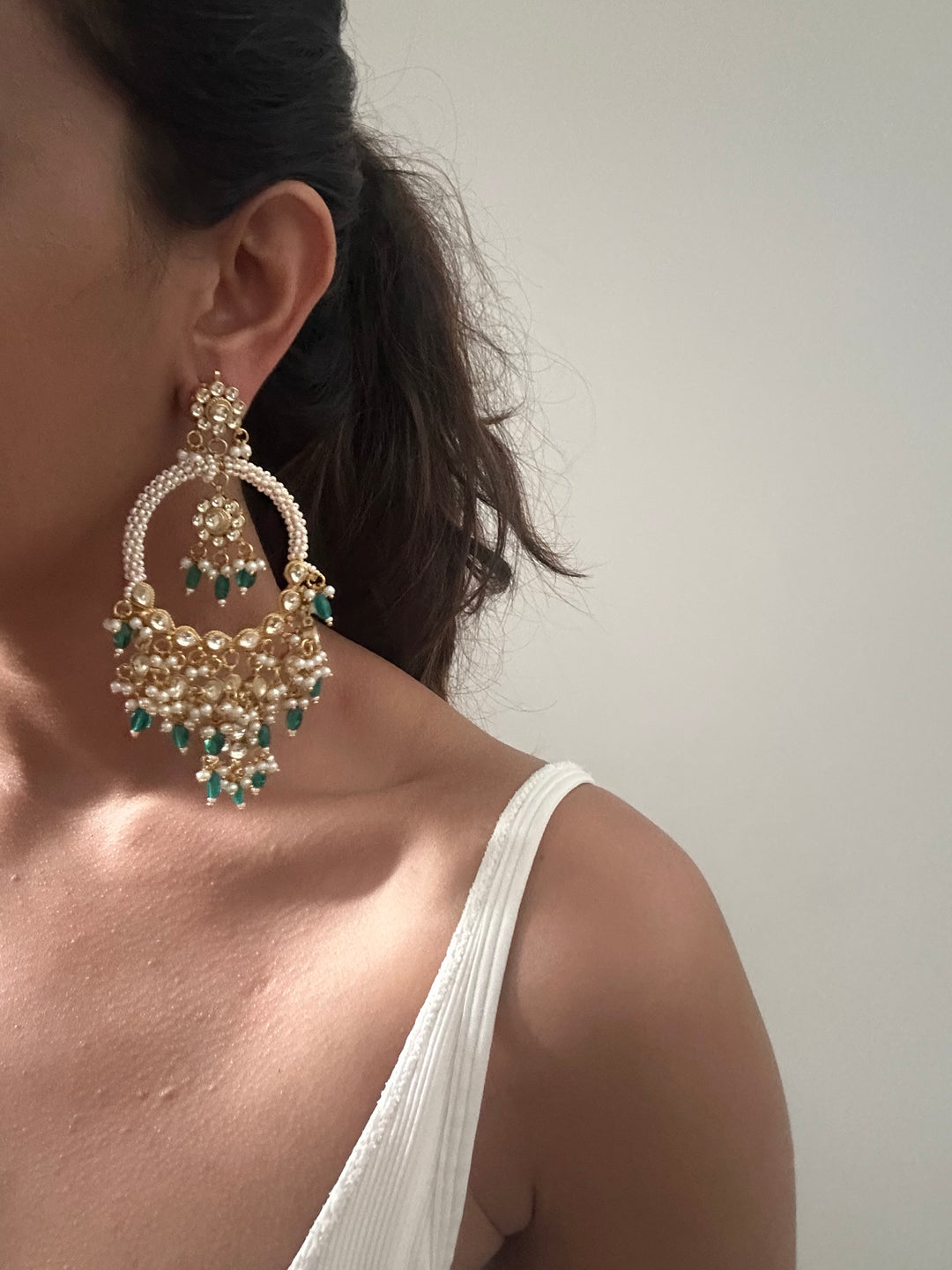 Asita Green Earrings