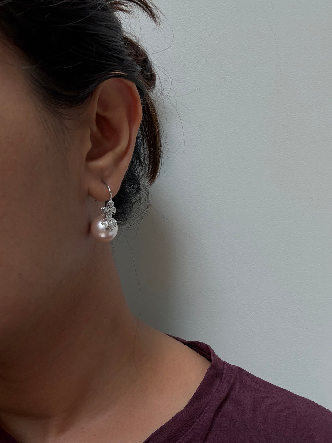 Maria pearl earrings