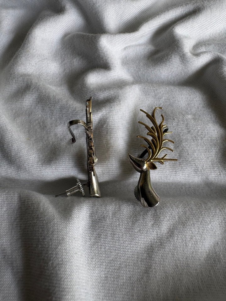 Deer Cuff Earrings