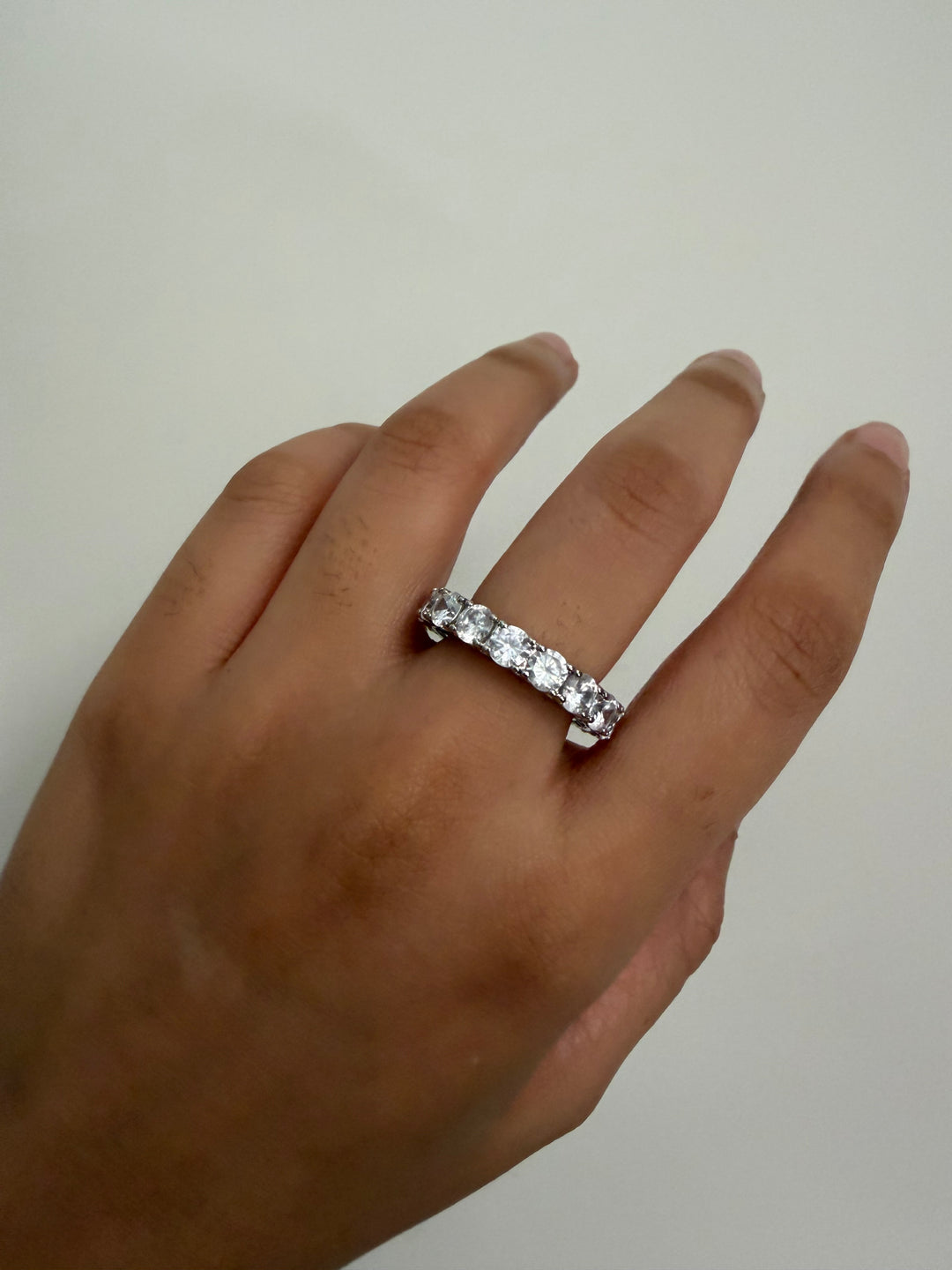Diamond band ring