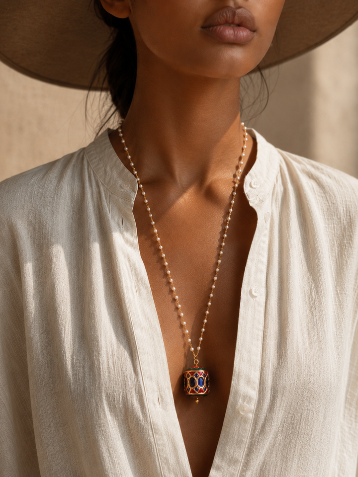 Bonsho blue Necklace