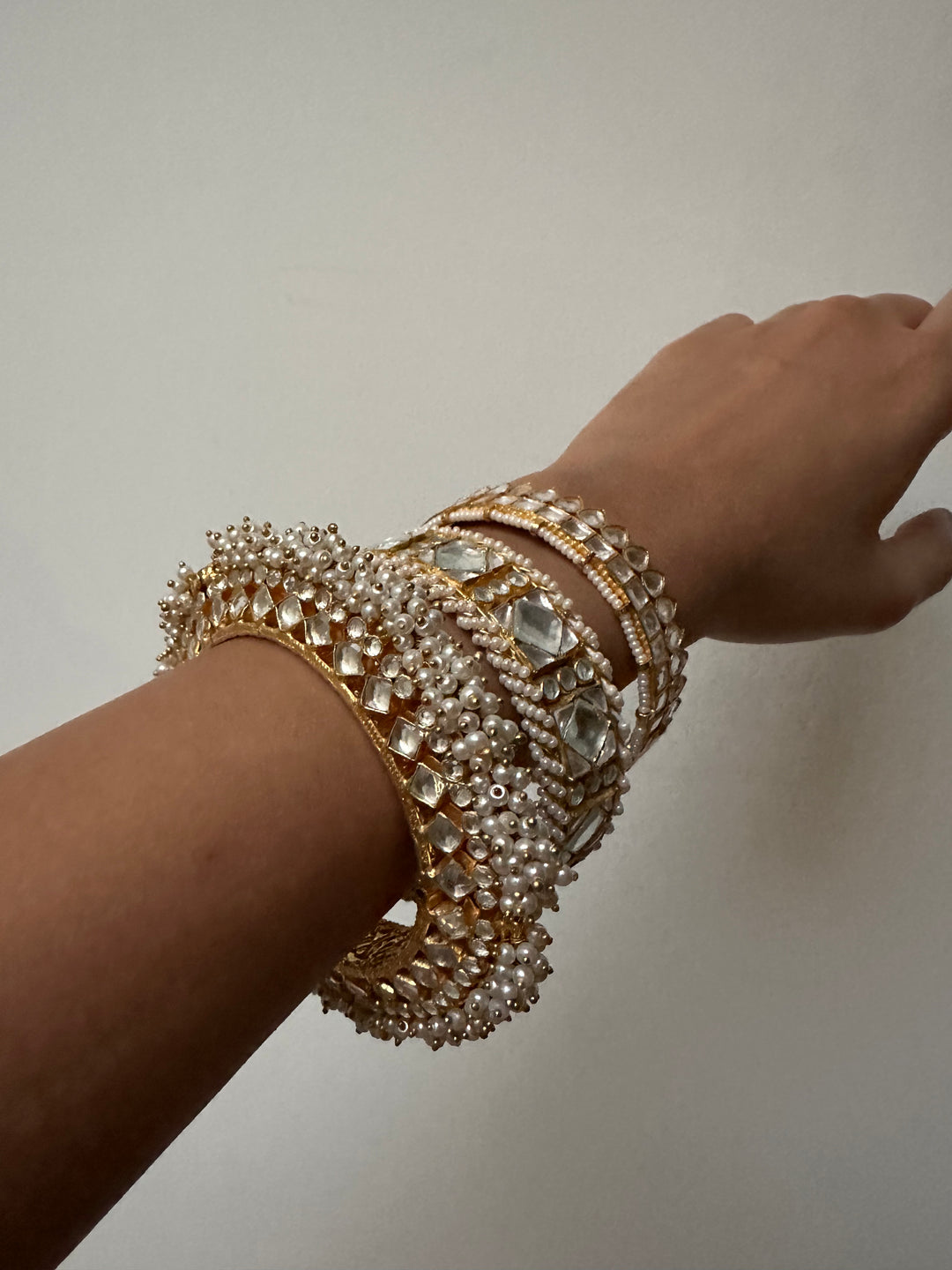 Milky Pearl Utsav Bracelet