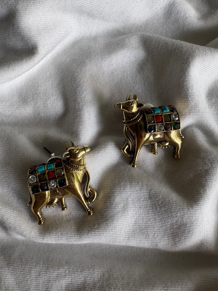 Kaira Cow Earrings