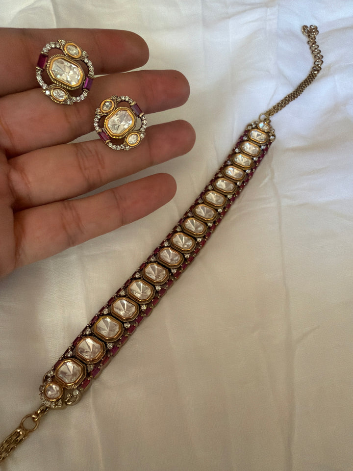 Arisa victorian choker necklace set