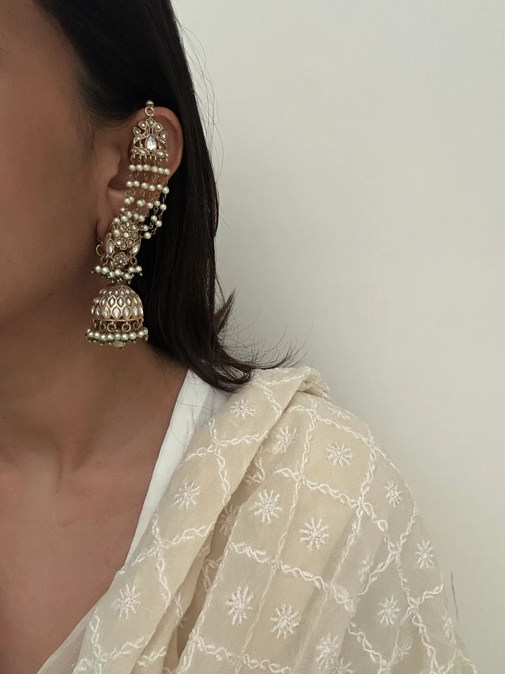 Kantha navratan earring