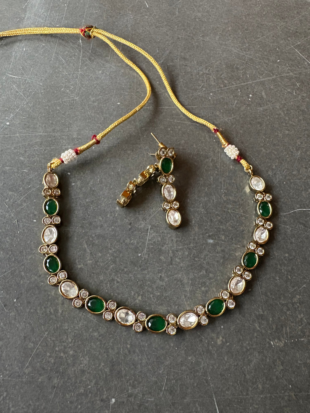 Drop Kundan Necklace Set 2