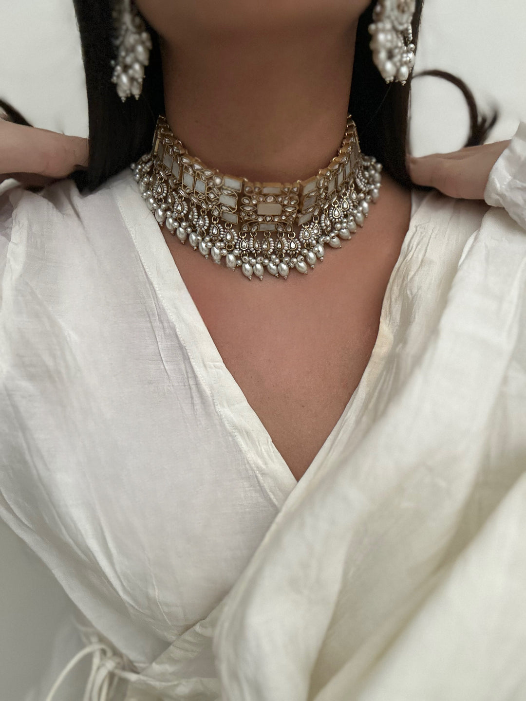 Mop bahar necklace set