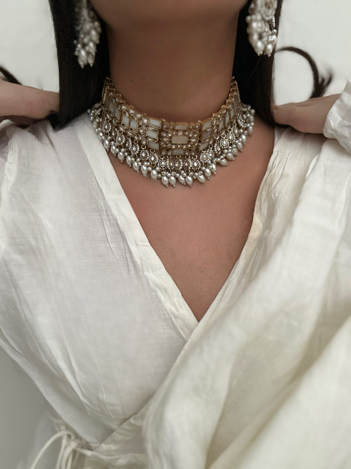 Mop bahar necklace set