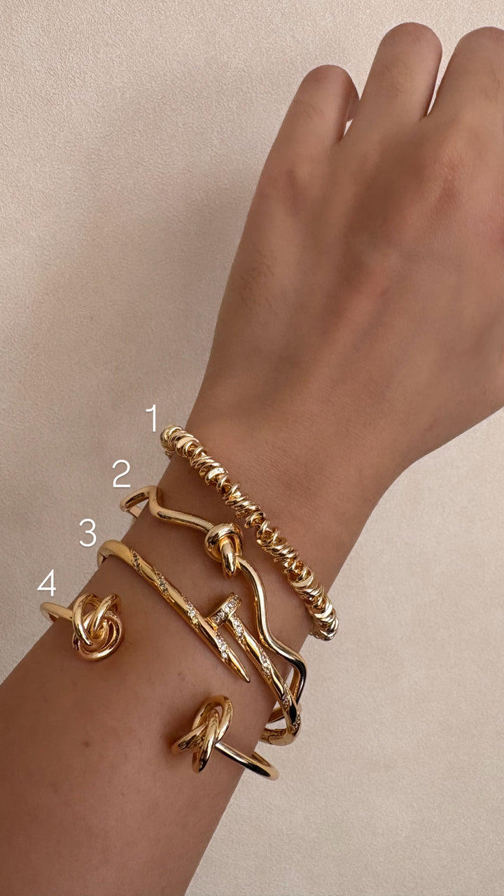 Raina gold stack bracelet