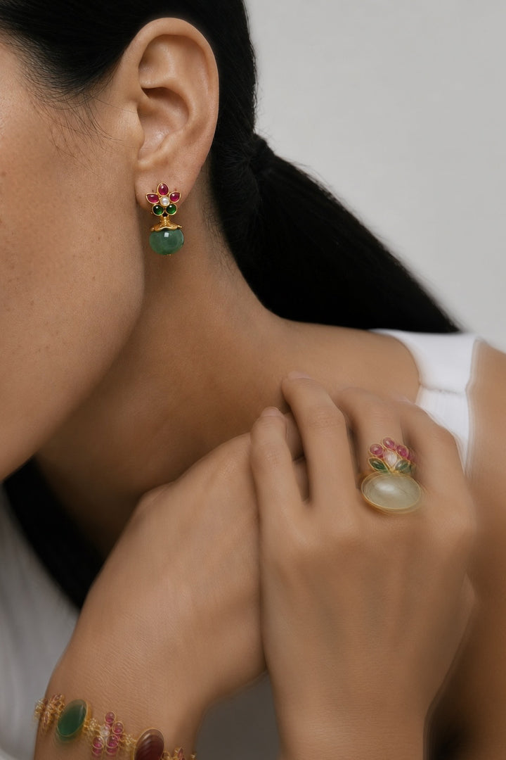 Zaria dew drop earrings