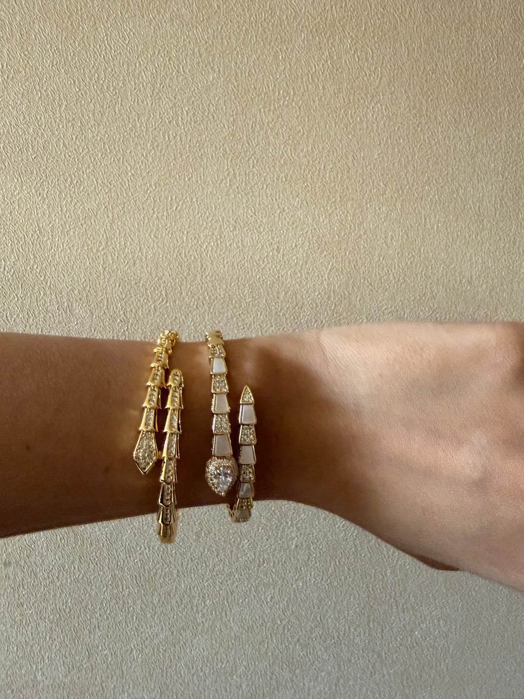 Snake scale bracelet