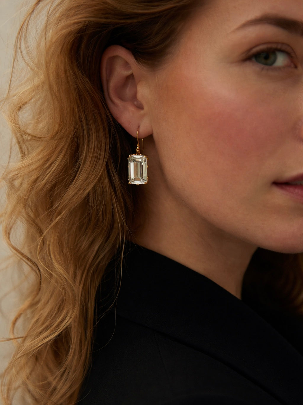 Classic tablet earrings