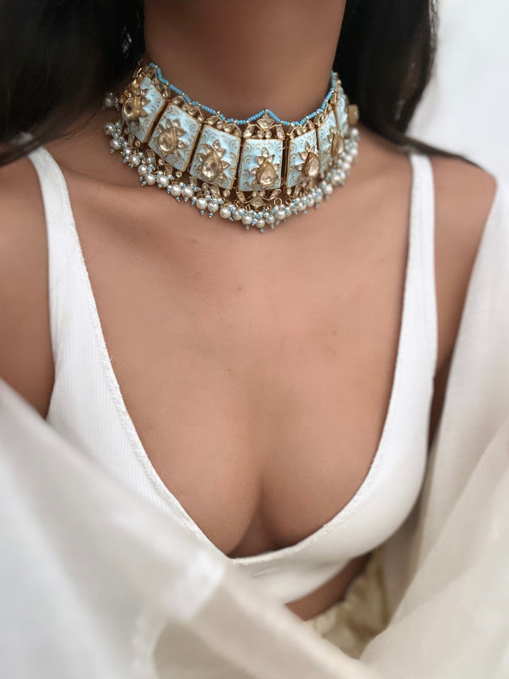 Salika Meenakari Necklace Set