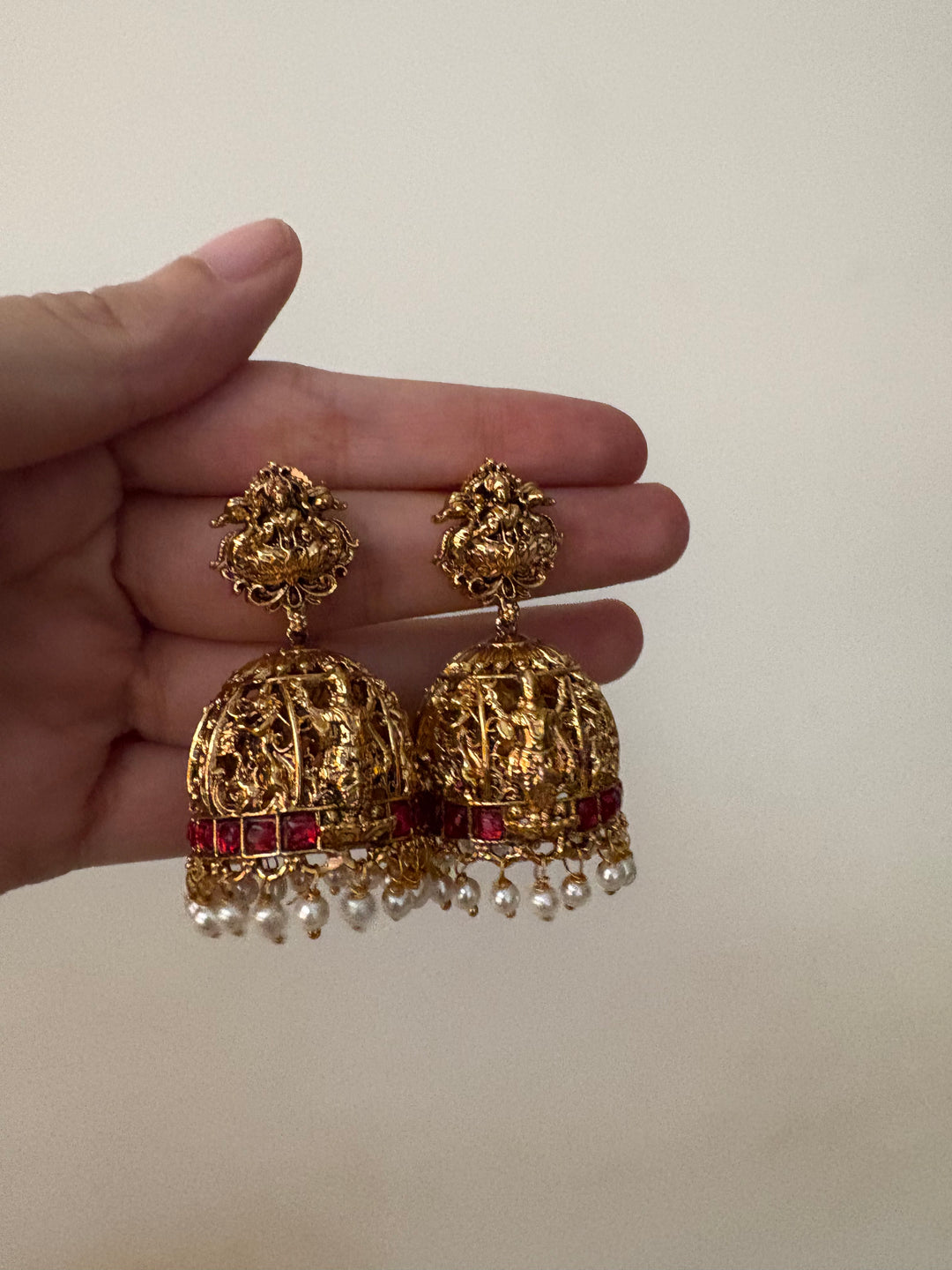 Amanza temple earrings