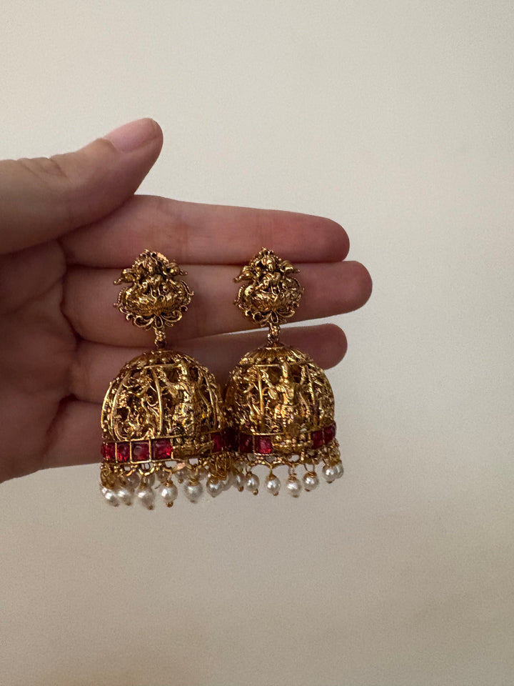 Amanza temple earrings