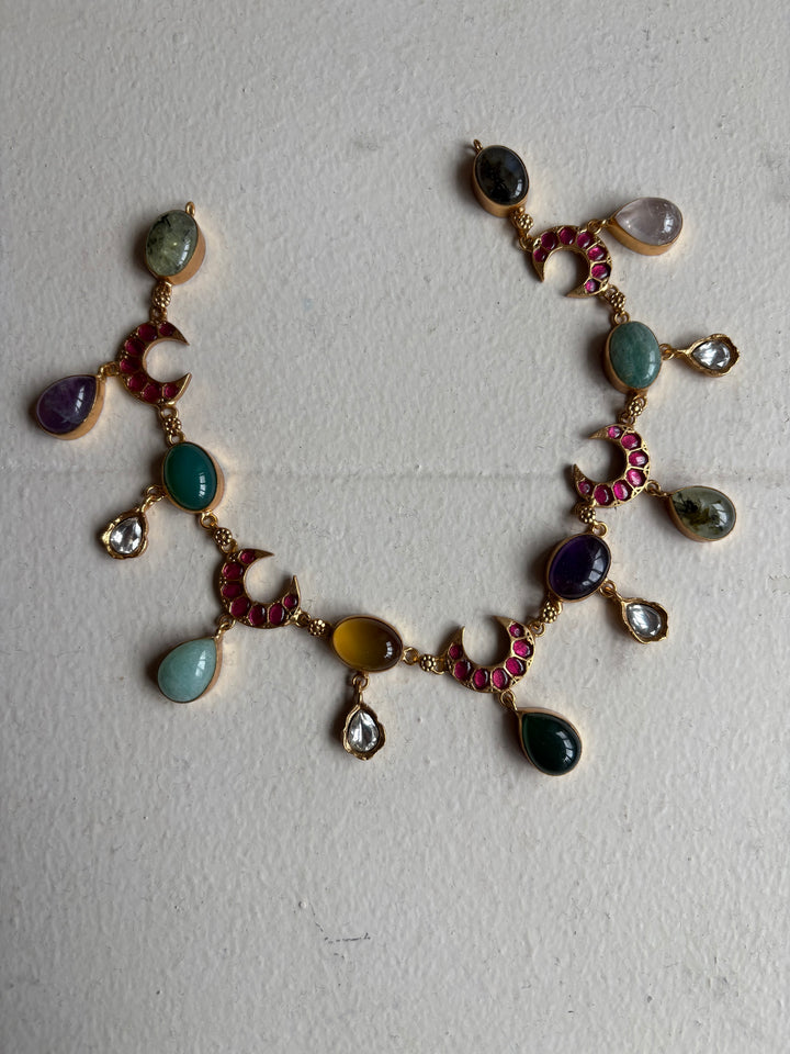 Chand prehnite necklace