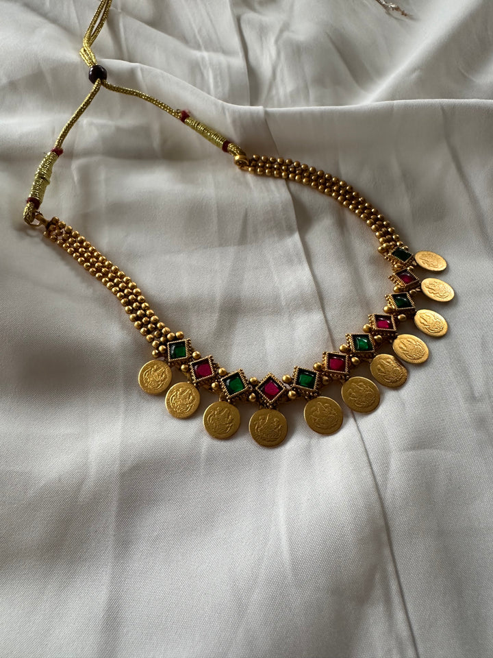 Chitra coin necklace