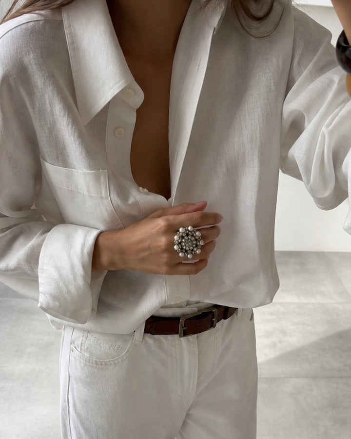 Moon bliss statement ring