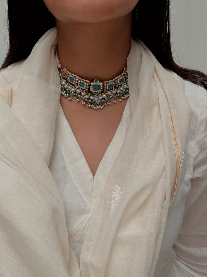 Firoza visai necklace set