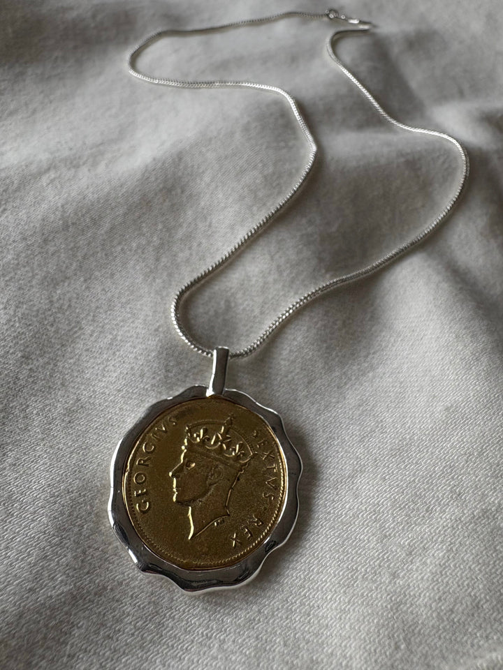Vintage coin necklace