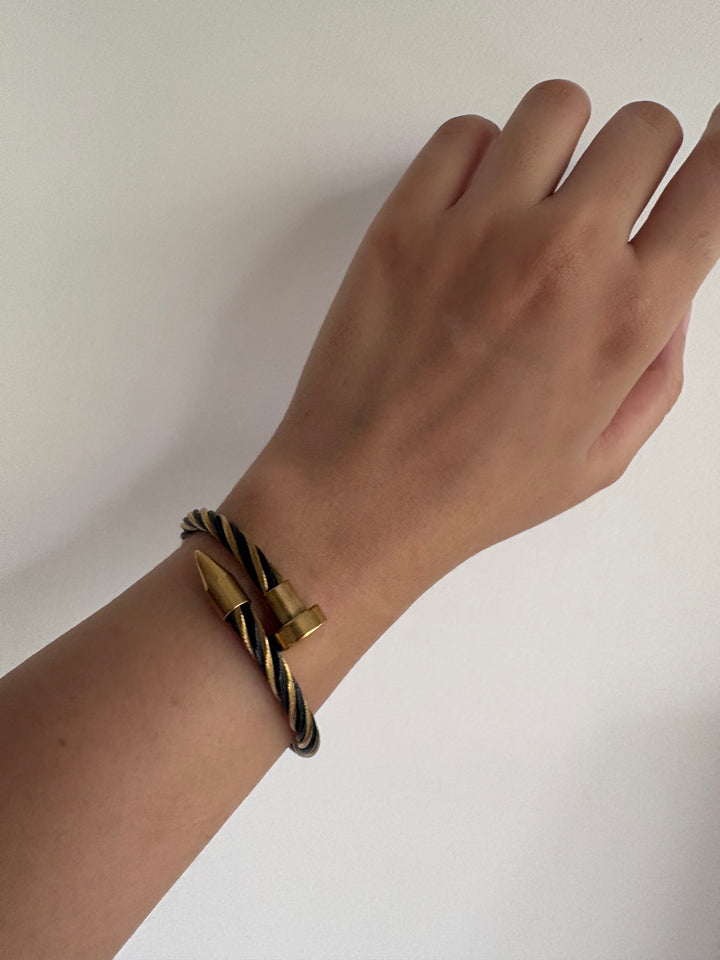 Madison black gold bracelet