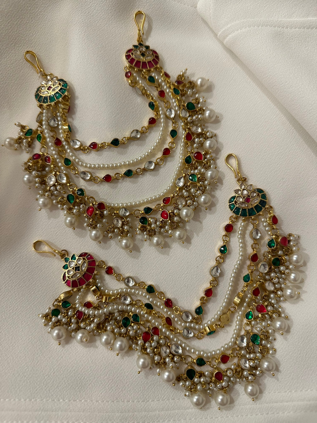 Bridal kanoti ear chain