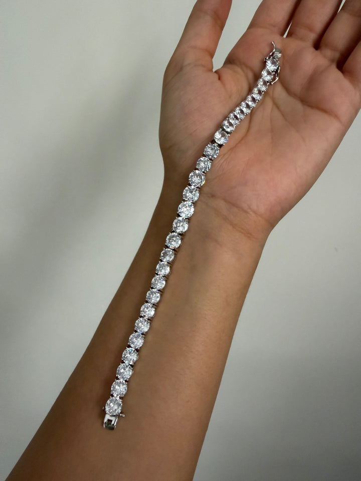 Chunky tennis bracelet