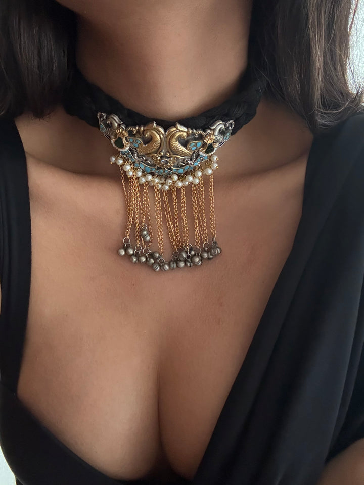 Peacock Necklace Set