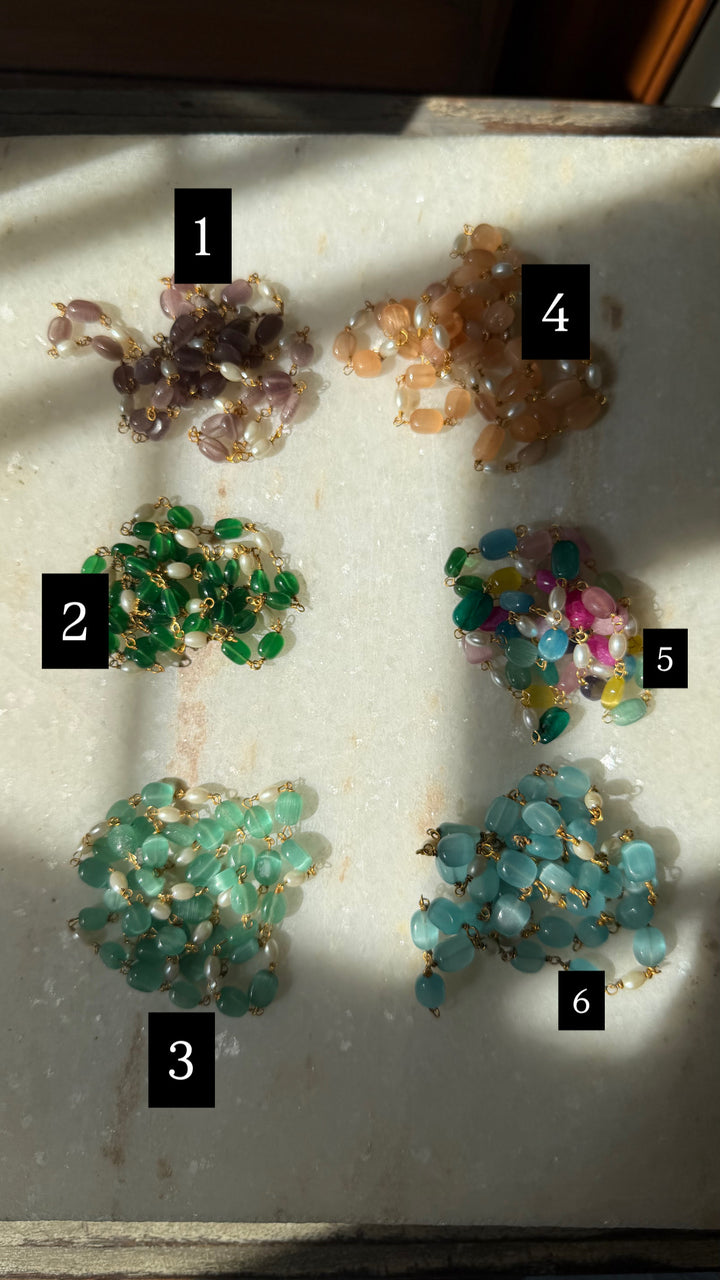 Stone strand necklace
