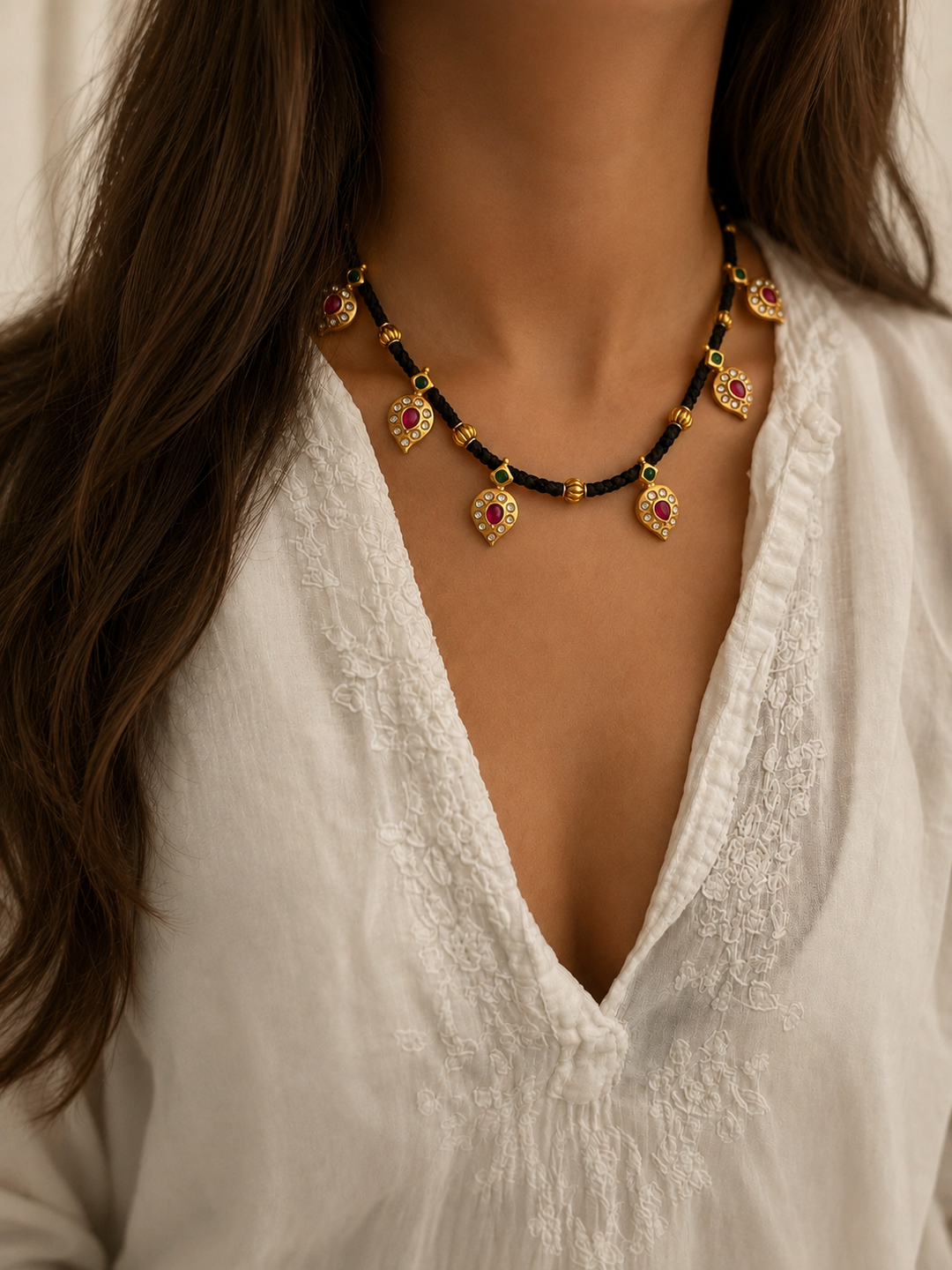 Navtara necklace