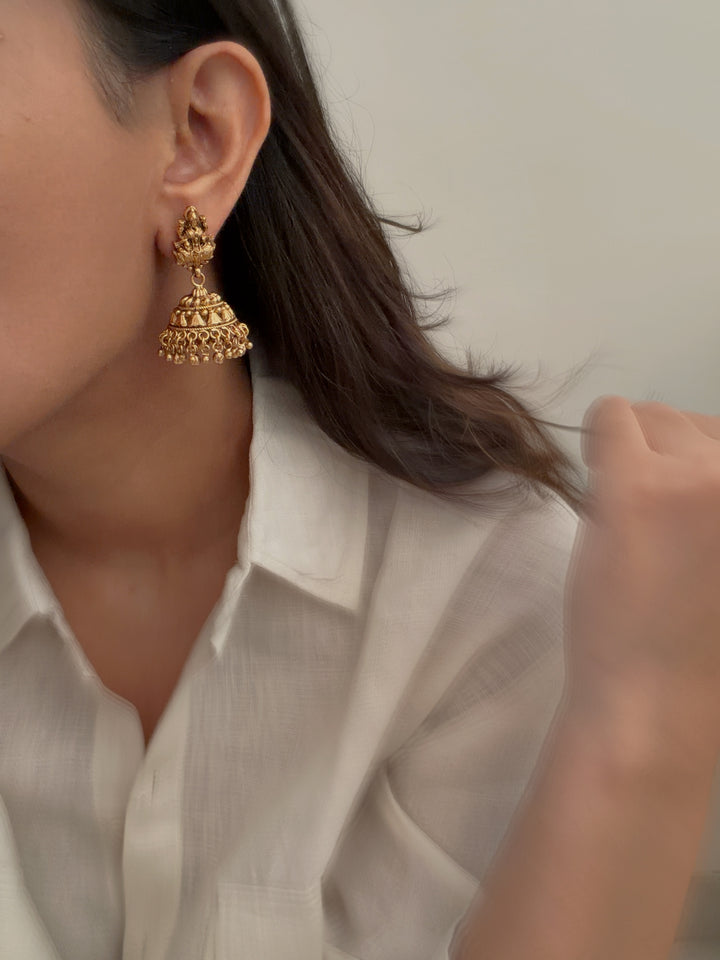 Devi drip jhumki earrings