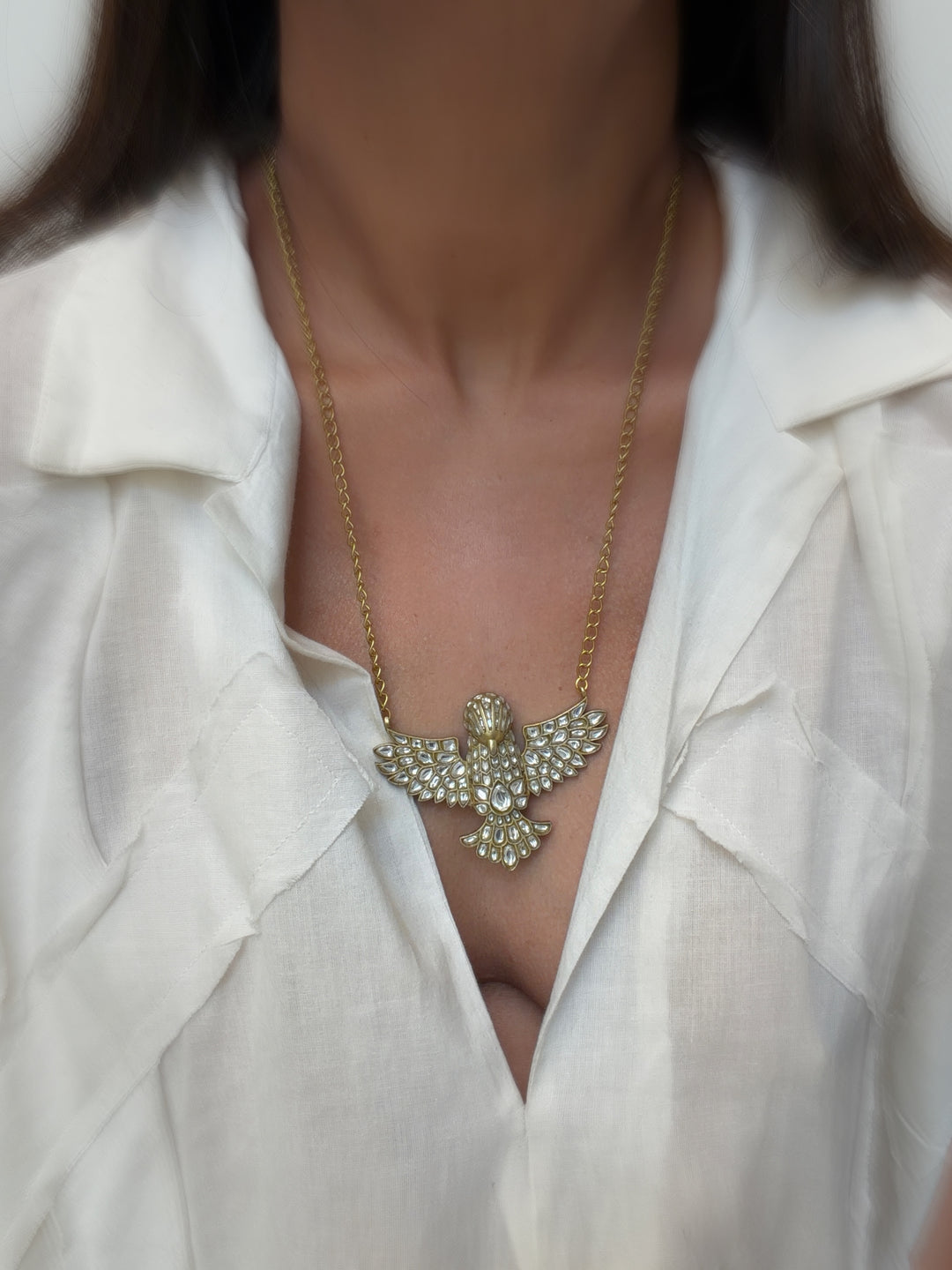 Scared eagle necklace