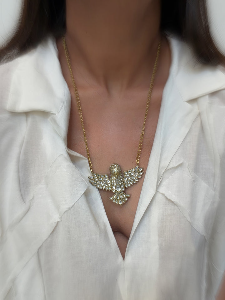 Scared eagle necklace